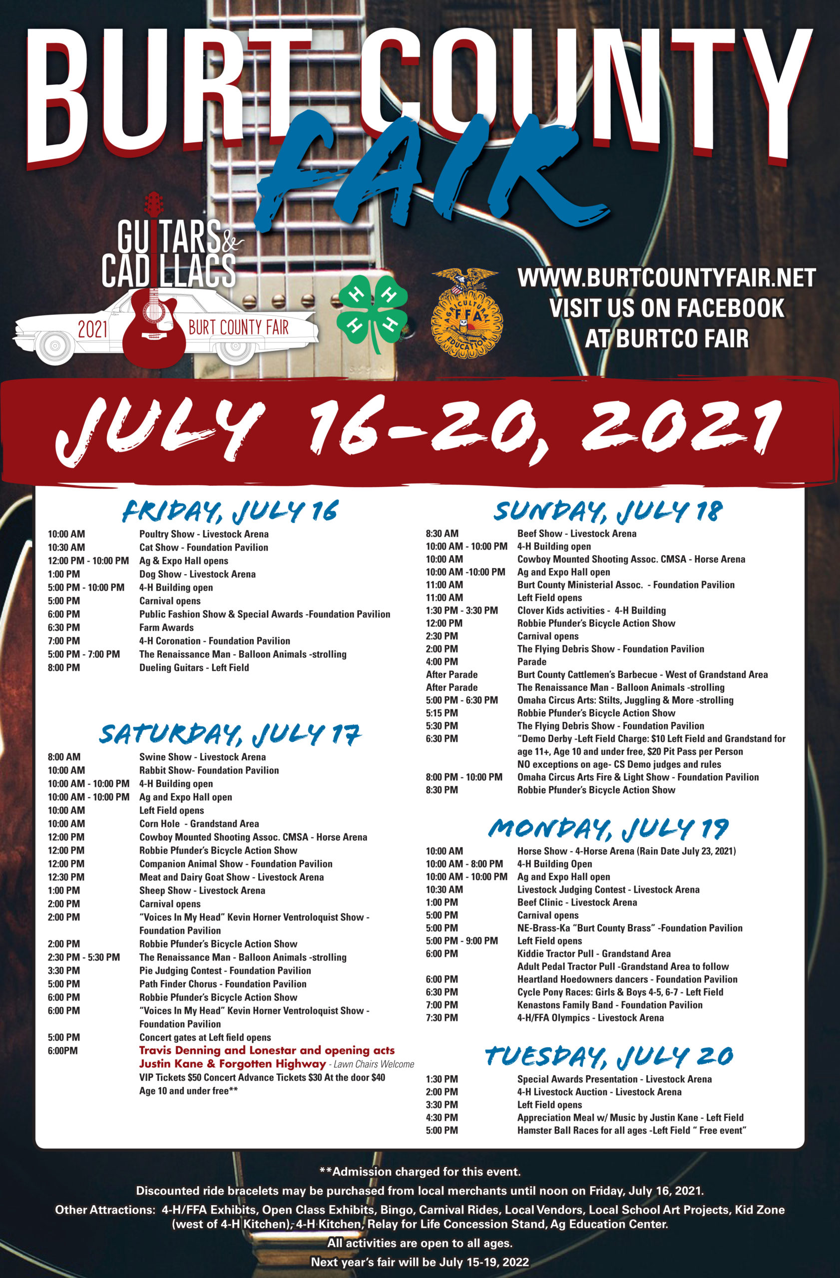 Burt County Fair Guitars & Cadillacs